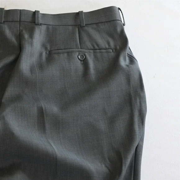 Caravelli 44L 36x34 Gray Sharkskin Super 150s Mens Jacket‎ Pants Suit